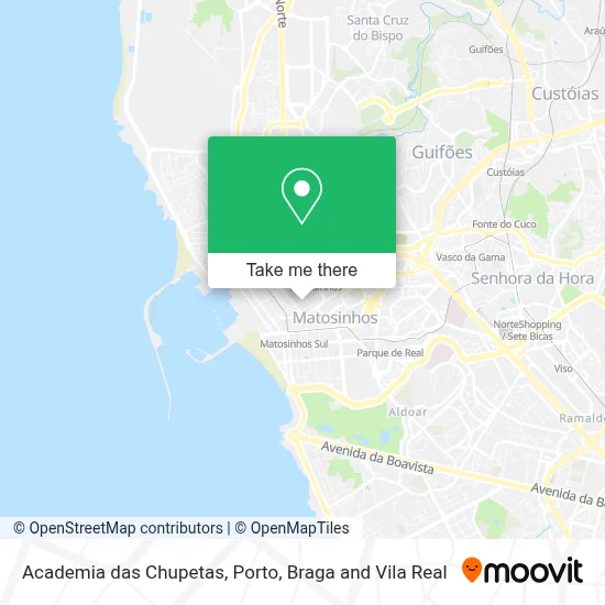 Academia das Chupetas map