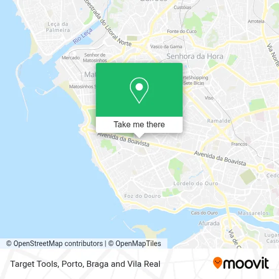 Target Tools map