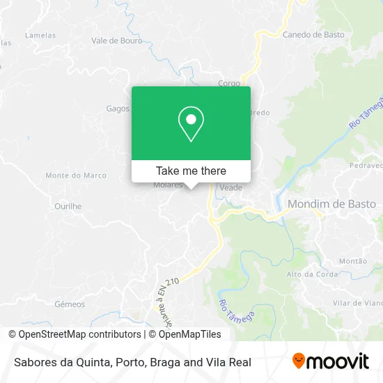Sabores da Quinta map
