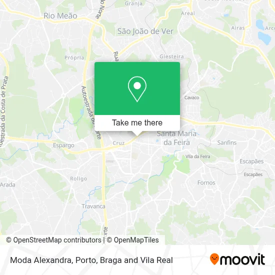 Moda Alexandra map