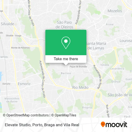 Elevate Studio map