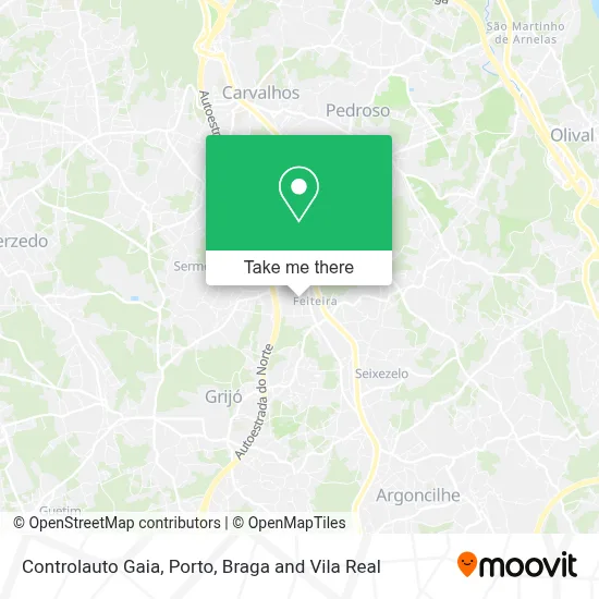 Controlauto Gaia map