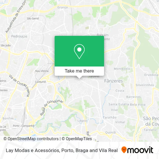 Lay Modas e Acessórios map