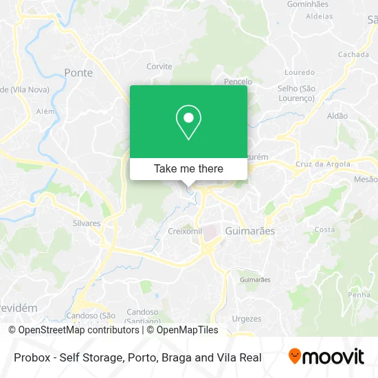Probox - Self Storage map