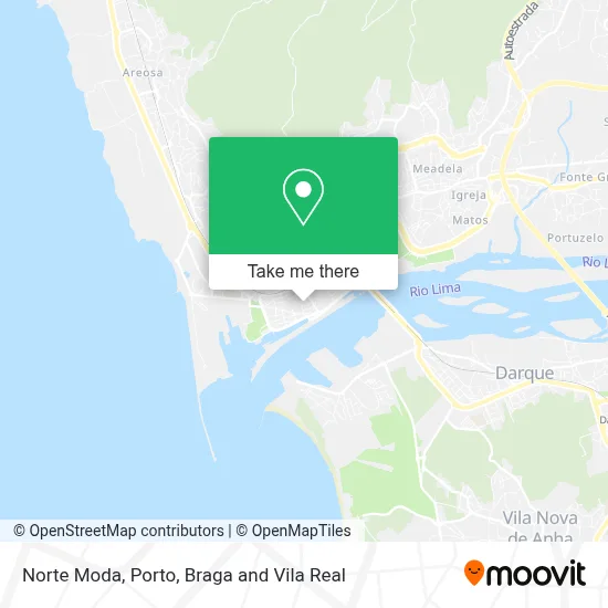 Norte Moda map