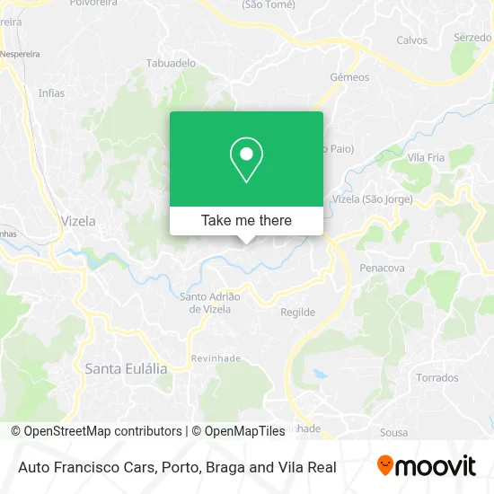 Auto Francisco Cars map