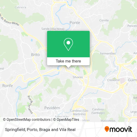 Springfield mapa