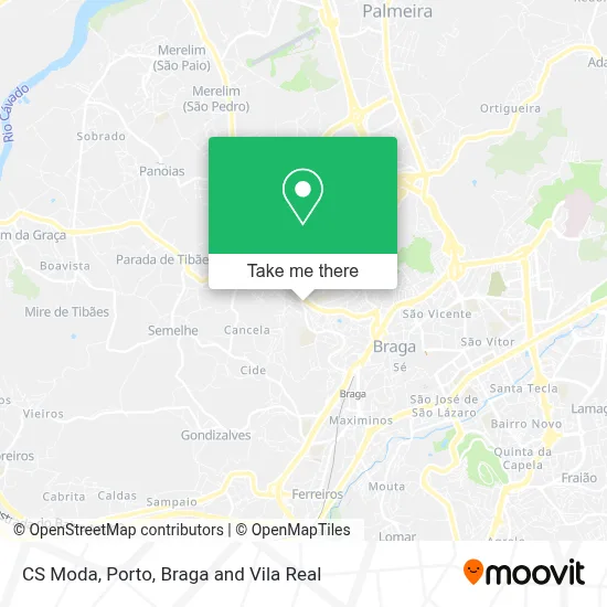 CS Moda map