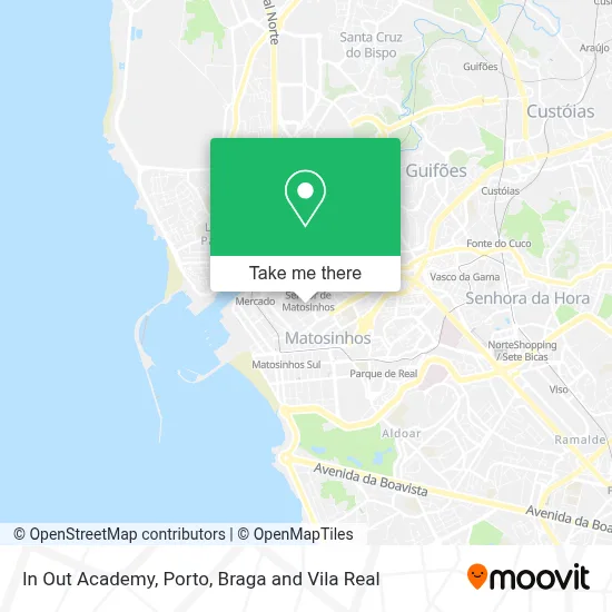 In Out Academy map