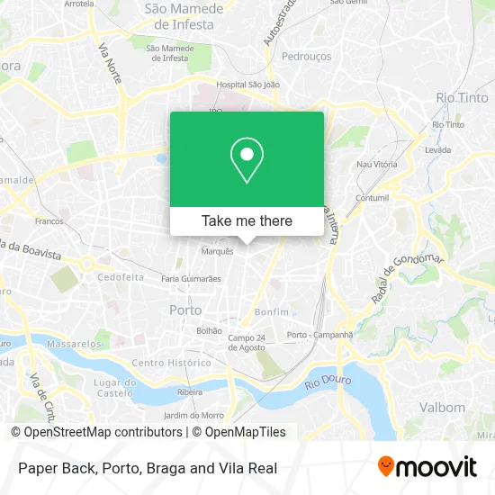 Paper Back map