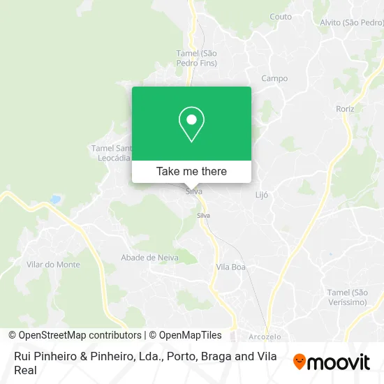 Rui Pinheiro & Pinheiro, Lda. mapa