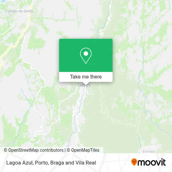 Lagoa Azul map