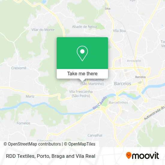 RDD Textiles mapa