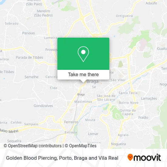 Golden Blood Piercing map