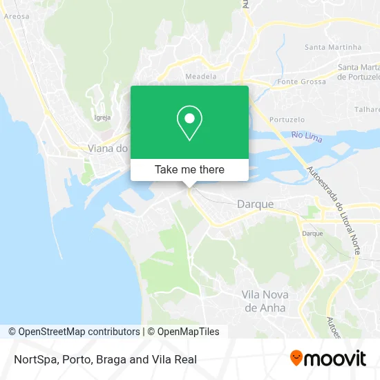 NortSpa map