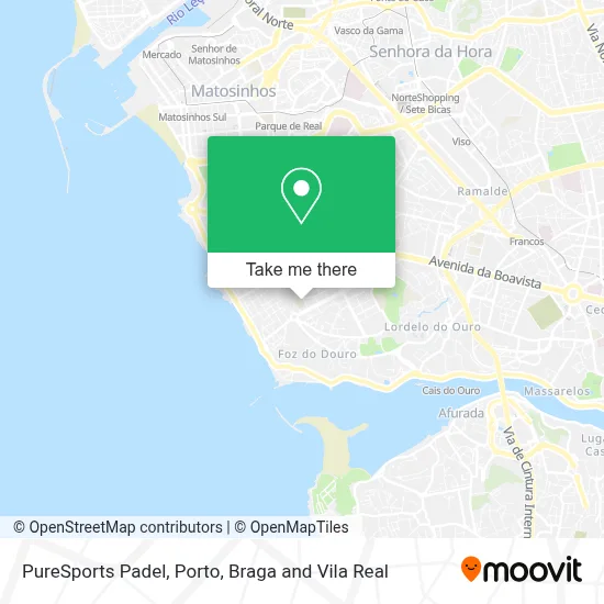 PureSports Padel map