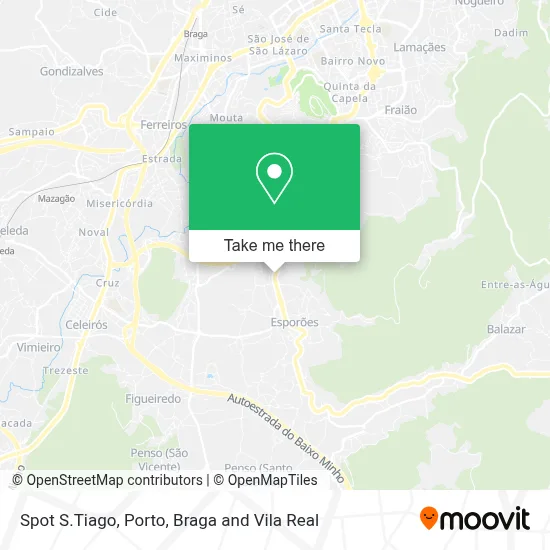 Spot S.Tiago map