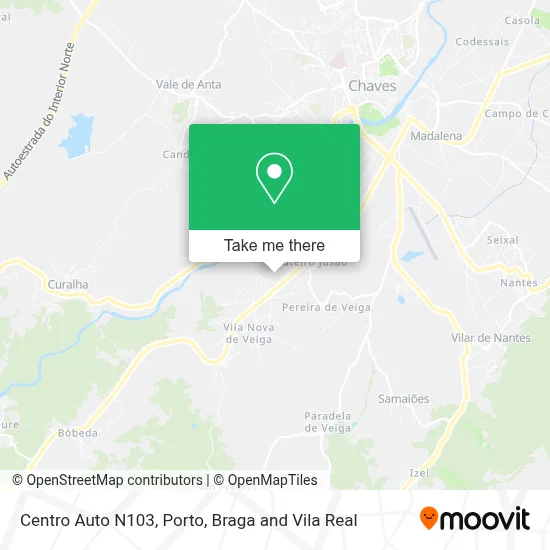Centro Auto N103 map