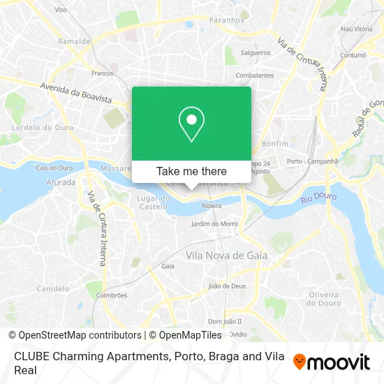 CLUBE Charming Apartments map