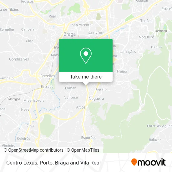 Centro Lexus map