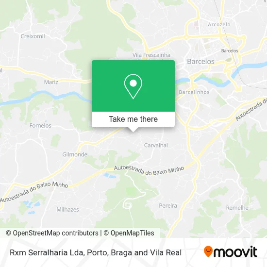 Rxm Serralharia Lda map