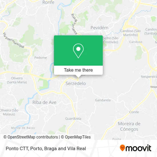 Ponto CTT map