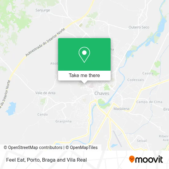 Feel Eat map