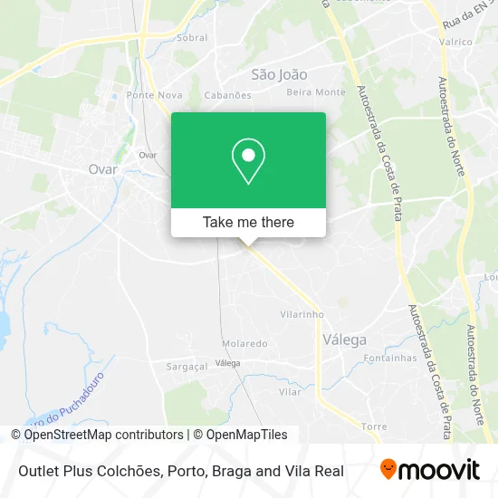 Outlet Plus Colchões map