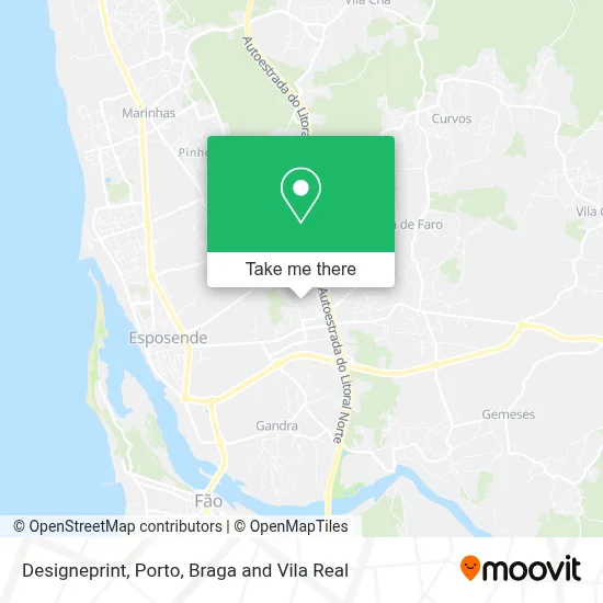 Designeprint map