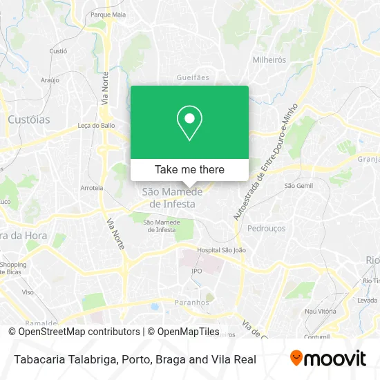 Tabacaria Talabriga map