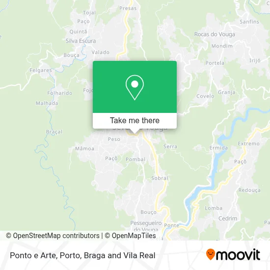 Ponto e Arte map