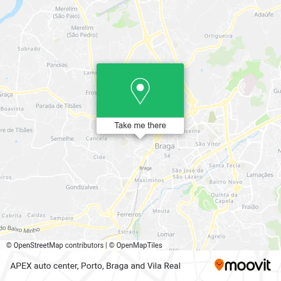 APEX auto center map