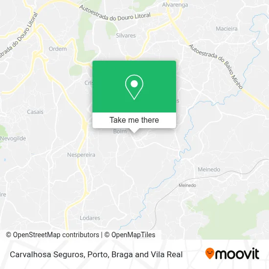 Carvalhosa Seguros map