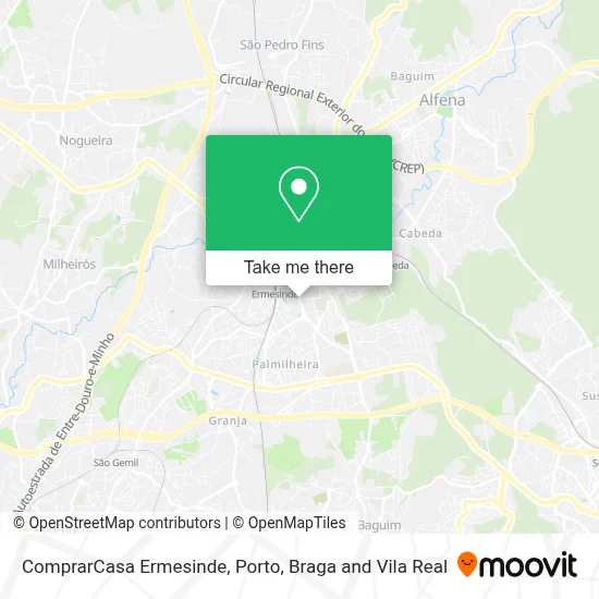 ComprarCasa Ermesinde map