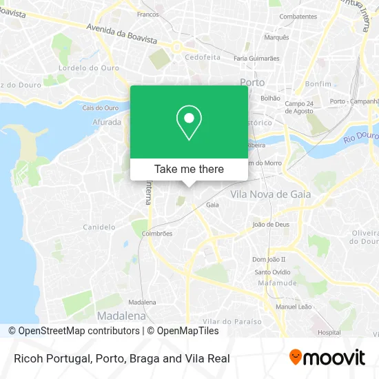Ricoh Portugal map