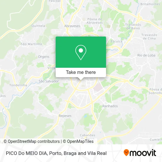 PICO Do MEIO DIA map