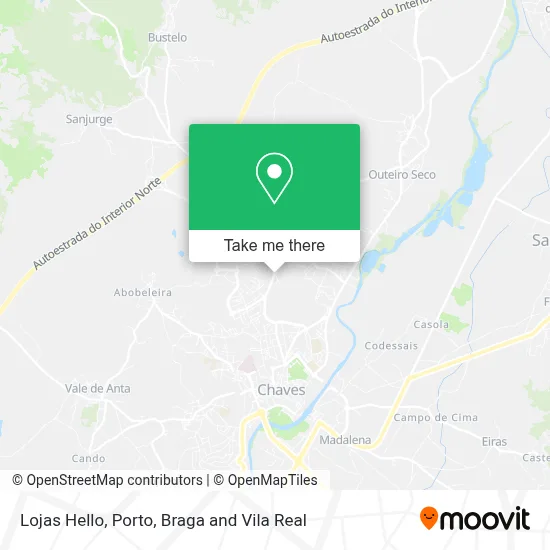 Lojas Hello map