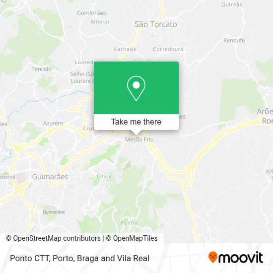 Ponto CTT map