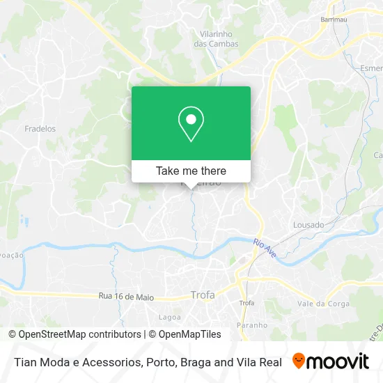 Tian Moda e Acessorios map