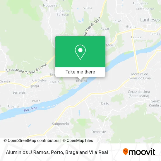 Aluminios J Ramos map
