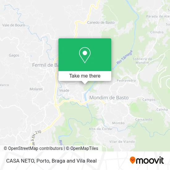 CASA NETO map
