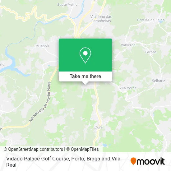 Vidago Palace Golf Course map
