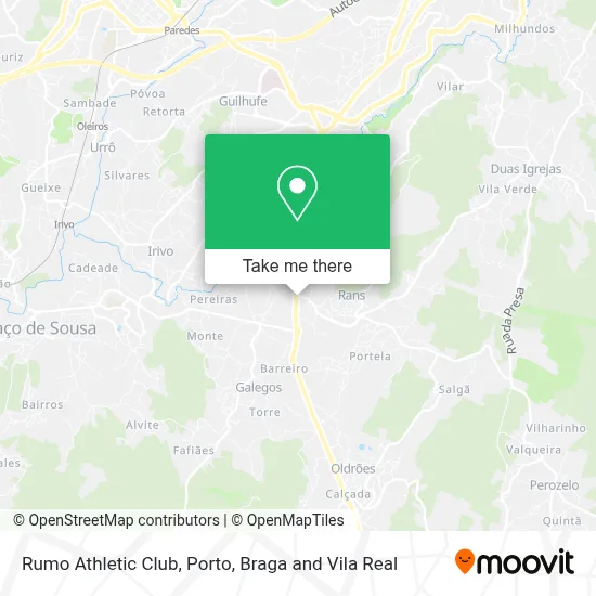 Rumo Athletic Club mapa
