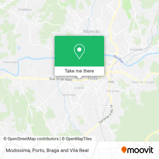 Modissima map