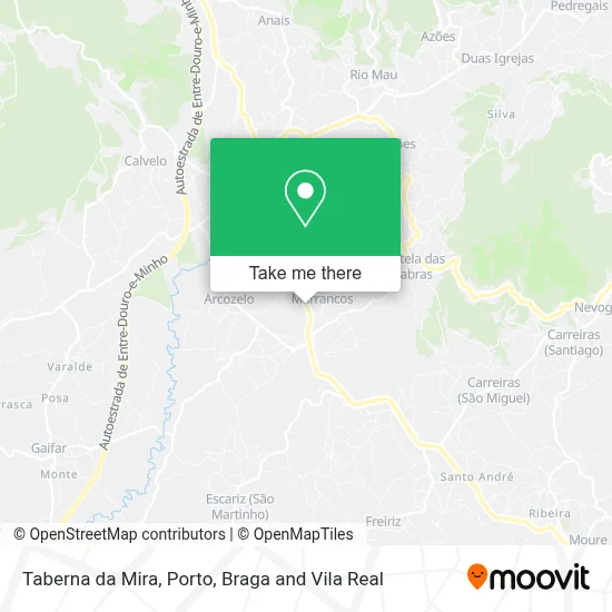 Taberna da Mira map