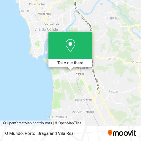 O Mundo map
