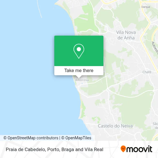 Praia de Cabedelo map