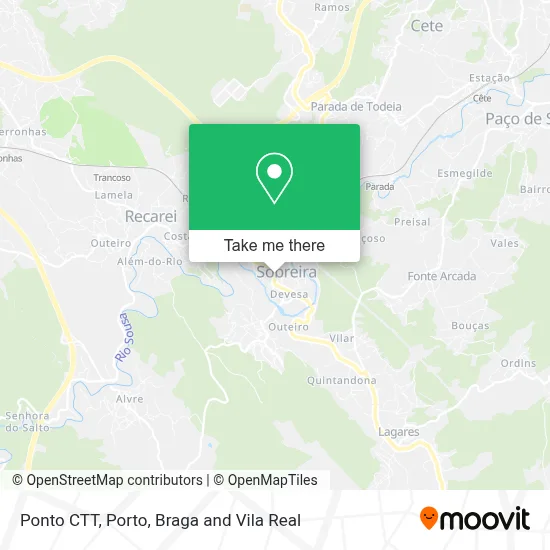 Ponto CTT map