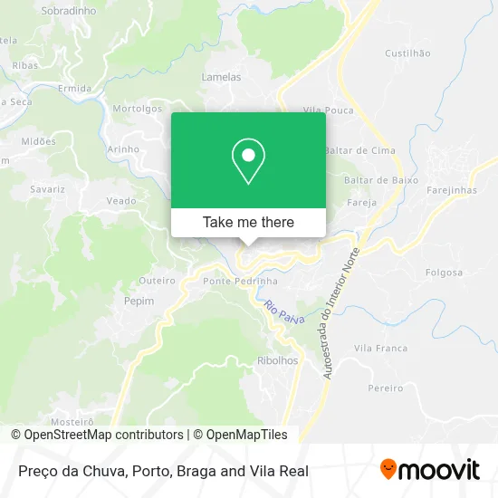 Preço da Chuva map