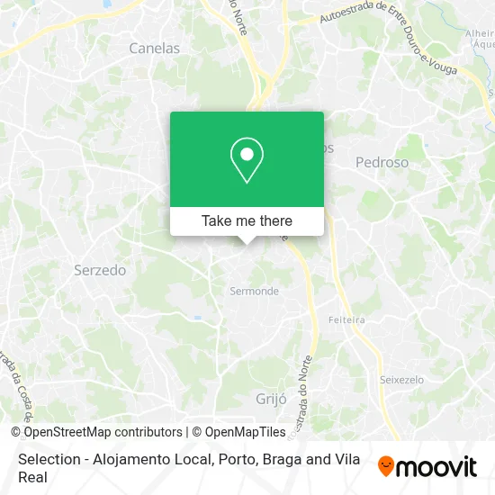 Selection - Alojamento Local map